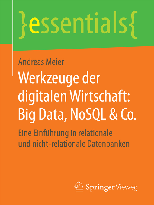 Title details for Werkzeuge der digitalen Wirtschaft by Andreas Meier - Available